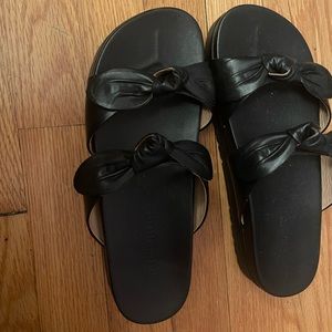 Jack Rogers Platform black Sandals Never worn